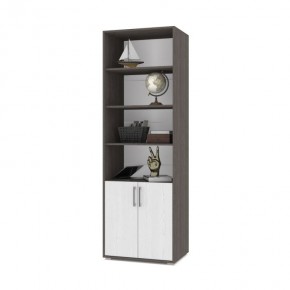 ОЛИВИЯ О21 Шкаф-стеллаж (анкор темный/анкор светлый) в Казани - kazan.mebel24.online | фото