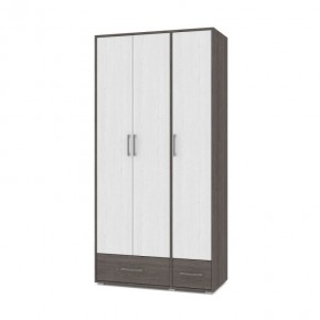 ОЛИВИЯ О32 Шкаф 3-х дверный (анкор темный/анкор светлый) в Казани - kazan.mebel24.online | фото