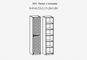 Париж № 6 Пенал с полками (ясень шимо свет/силк-тирамису) в Казани - kazan.mebel24.online | фото 2