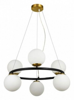 Подвесная люстра Arte Lamp Alcor A2224SP-6BK в Казани - kazan.mebel24.online | фото 3