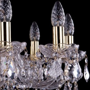 Подвесная люстра Bohemia Ivele Crystal 1402 1402/10/240/G/Leafs в Казани - kazan.mebel24.online | фото 2