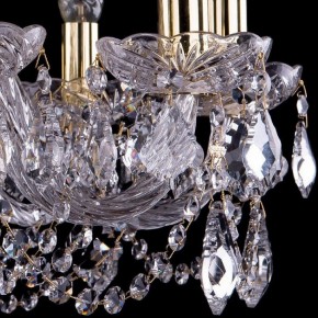 Подвесная люстра Bohemia Ivele Crystal 1402 1402/10/240/G/Leafs в Казани - kazan.mebel24.online | фото 3