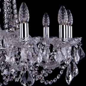 Подвесная люстра Bohemia Ivele Crystal 1402 1402/10/240/Ni/Leafs в Казани - kazan.mebel24.online | фото 2