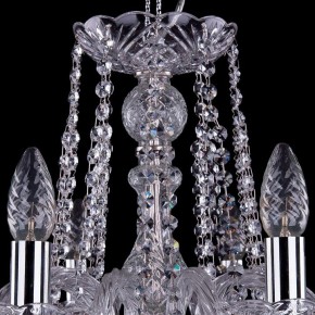 Подвесная люстра Bohemia Ivele Crystal 1402 1402/10/240/Ni/Leafs в Казани - kazan.mebel24.online | фото 4