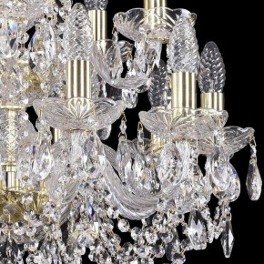 Подвесная люстра Bohemia Ivele Crystal 1402 1402/10+5/195/2d/G в Казани - kazan.mebel24.online | фото 2