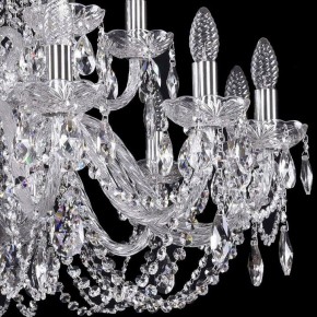 Подвесная люстра Bohemia Ivele Crystal 1402 1402/12+6/300/2d/Ni в Казани - kazan.mebel24.online | фото 2