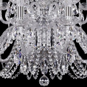 Подвесная люстра Bohemia Ivele Crystal 1402 1402/12+6/300/2d/Ni в Казани - kazan.mebel24.online | фото 3