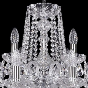 Подвесная люстра Bohemia Ivele Crystal 1402 1402/12+6/300/2d/Ni в Казани - kazan.mebel24.online | фото 4