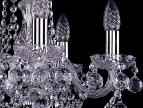 Подвесная люстра Bohemia Ivele Crystal 1402 1402/5/141/Ni/Balls в Казани - kazan.mebel24.online | фото 2