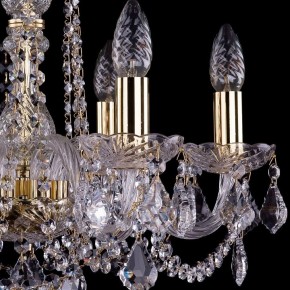 Подвесная люстра Bohemia Ivele Crystal 1402 1402/6/160/G/Leafs в Казани - kazan.mebel24.online | фото 2