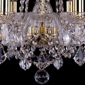 Подвесная люстра Bohemia Ivele Crystal 1402 1402/6/160/G/Leafs в Казани - kazan.mebel24.online | фото 3