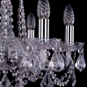 Подвесная люстра Bohemia Ivele Crystal 1402 1402/6/160/Ni/Leafs в Казани - kazan.mebel24.online | фото 2