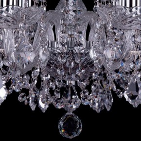Подвесная люстра Bohemia Ivele Crystal 1402 1402/8/195/Ni/Leafs в Казани - kazan.mebel24.online | фото 3