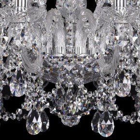 Подвесная люстра Bohemia Ivele Crystal 1411 1411/12+6/300/Ni в Казани - kazan.mebel24.online | фото 3