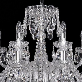 Подвесная люстра Bohemia Ivele Crystal 1411 1411/12+6/300/Ni в Казани - kazan.mebel24.online | фото 4