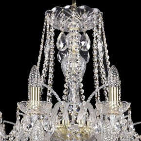 Подвесная люстра Bohemia Ivele Crystal 1411 1411/16+8/360/2d/G в Казани - kazan.mebel24.online | фото 4