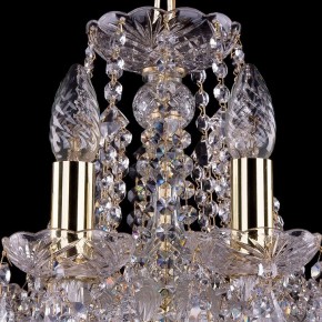 Подвесная люстра Bohemia Ivele Crystal 1413 1413/10/165/G/Leafs в Казани - kazan.mebel24.online | фото 4