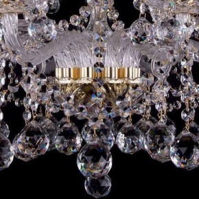 Подвесная люстра Bohemia Ivele Crystal 1413 1413/10+5/300/G/Balls в Казани - kazan.mebel24.online | фото 4