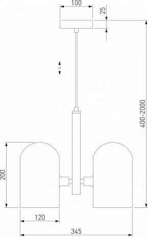 Подвесная люстра Eurosvet Bambola 50357/3 латунь в Казани - kazan.mebel24.online | фото 4