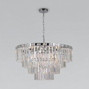 Подвесная люстра Eurosvet Elegante 10130/10 хром/прозрачный хрусталь Strotskis в Казани - kazan.mebel24.online | фото 2
