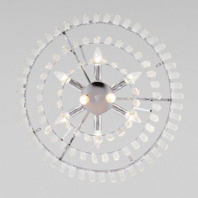 Подвесная люстра Eurosvet Elegante 10130/8 хром/прозрачный хрусталь Strotskis в Казани - kazan.mebel24.online | фото 4