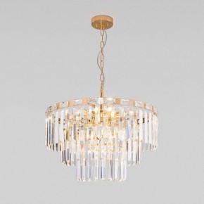 Подвесная люстра Eurosvet Elegante 10130/8 золото/прозрачный хрусталь Strotskis в Казани - kazan.mebel24.online | фото 2