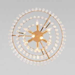 Подвесная люстра Eurosvet Elegante 10130/8 золото/прозрачный хрусталь Strotskis в Казани - kazan.mebel24.online | фото 3