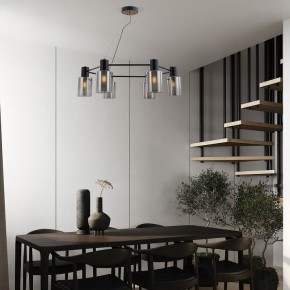 Подвесная люстра Eurosvet Notion 70219/6 черный/античная бронза в Казани - kazan.mebel24.online | фото 3