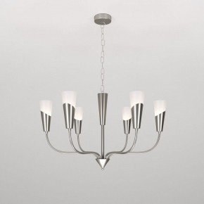 Подвесная люстра Eurosvet Rhyton 60167/6 никель в Казани - kazan.mebel24.online | фото