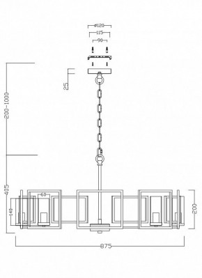 Подвесная люстра Maytoni Bowi H009PL-08G в Казани - kazan.mebel24.online | фото 4
