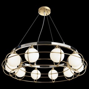 Подвесная люстра Maytoni Carcass MOD312PL-10GCH в Казани - kazan.mebel24.online | фото 3