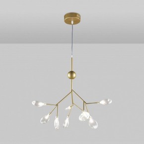 Подвесная люстра Natali Kovaltseva GRACE ll GRACE 75554/9С GOLD SATIN в Казани - kazan.mebel24.online | фото 3