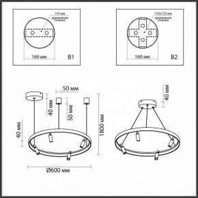 Подвесная люстра Odeon Light Fonda 4317/58L в Казани - kazan.mebel24.online | фото 6