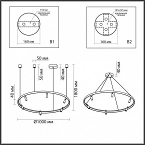 Подвесная люстра Odeon Light Fonda 4317/93L в Казани - kazan.mebel24.online | фото 6