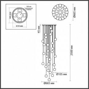 Подвесная люстра Odeon Light Jemstone 5084/120L в Казани - kazan.mebel24.online | фото 4