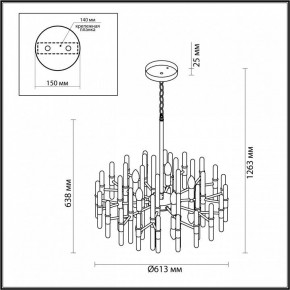 Подвесная люстра Odeon Light Stika 4988/10 в Казани - kazan.mebel24.online | фото 7