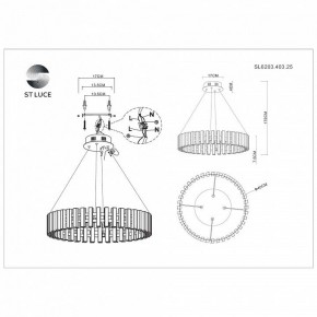 Подвесная люстра ST-Luce Estense SL6203.403.25 в Казани - kazan.mebel24.online | фото 4