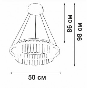 Подвесная люстра Vitaluce V54010 V54010-0/1S в Казани - kazan.mebel24.online | фото 6