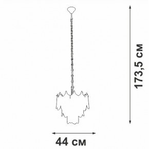 Подвесная люстра Vitaluce V5813 V5813-8/5 в Казани - kazan.mebel24.online | фото 3