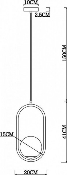 Подвесной светильник Arte Lamp Matisse A7745SP-1AB в Казани - kazan.mebel24.online | фото 4