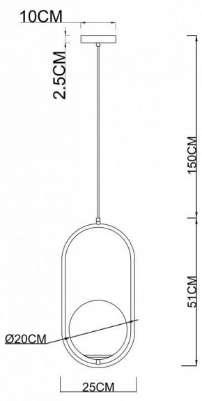 Подвесной светильник Arte Lamp Matisse A7746SP-1AB в Казани - kazan.mebel24.online | фото 3