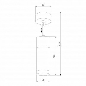 Подвесной светильник Eurosvet Double Topper 50135/1 LED хром/черный жемчуг в Казани - kazan.mebel24.online | фото 4