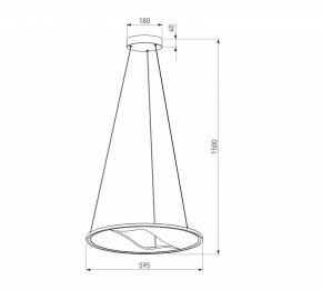 Подвесной светильник Eurosvet Occhio 40027/1 LED серый в Казани - kazan.mebel24.online | фото 5