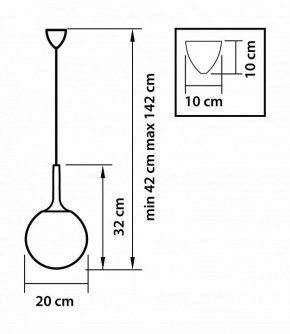 Подвесной светильник Lightstar Globo 813022 в Казани - kazan.mebel24.online | фото 3