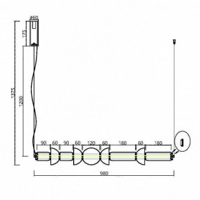 Подвесной светильник Maytoni Cosmo MOD210PL-L39BS3K в Казани - kazan.mebel24.online | фото 7