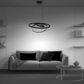 Подвесной светильник Maytoni Halo MOD058PL-L100BK в Казани - kazan.mebel24.online | фото 5
