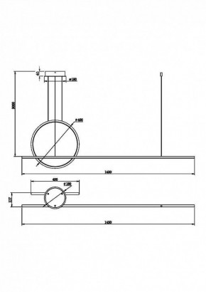 Подвесной светильник Maytoni Halo MOD247PL-L49BK в Казани - kazan.mebel24.online | фото 2