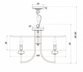 Подвесной светильник Maytoni Roma ARM006PL-06G в Казани - kazan.mebel24.online | фото 3