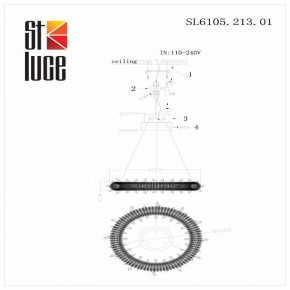 Подвесной светильник ST-Luce Lucchero SL6105.213.01 в Казани - kazan.mebel24.online | фото 6