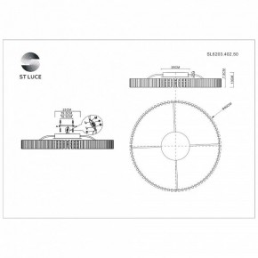 Потолочная люстра ST-Luce Estense SL6203.402.50 в Казани - kazan.mebel24.online | фото 3